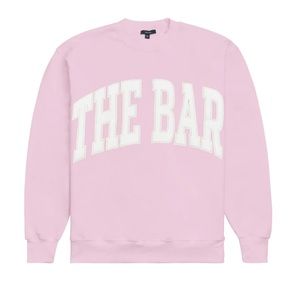 THE BAR (the varsity sweatshirt) pink